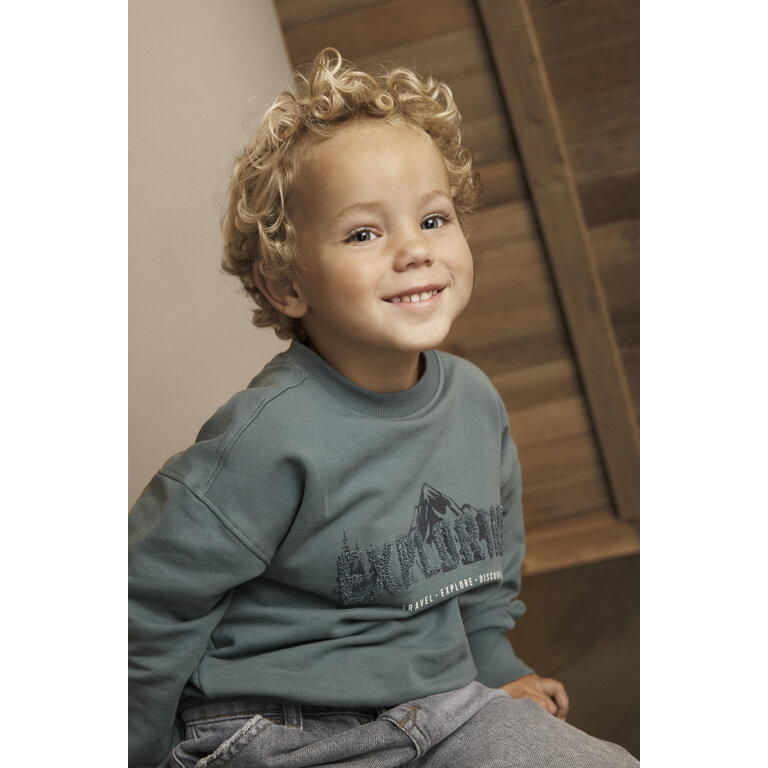 EN FANT EN FANT trui kind sweatshirt Balsam Green groen