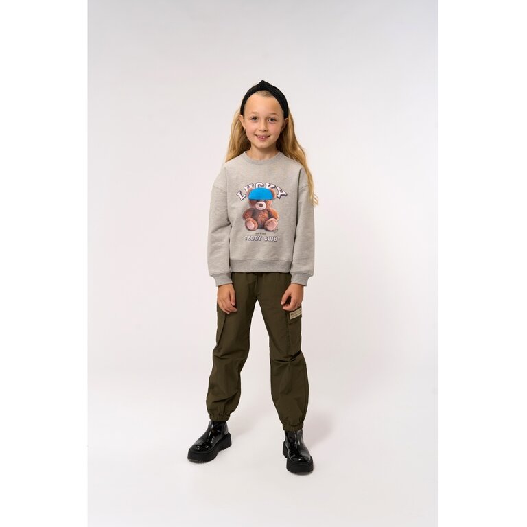 The New The New sweatshirt kind Pendra Sweatshirt Light Grey Melange (lichtgrijs gemêleerd)