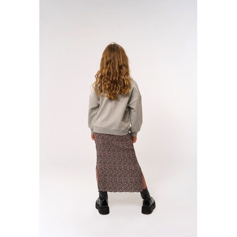 The New The New sweatshirt kind Polina Sweatshirt Light Grey Melange (lichtgrijs gemêleerd)