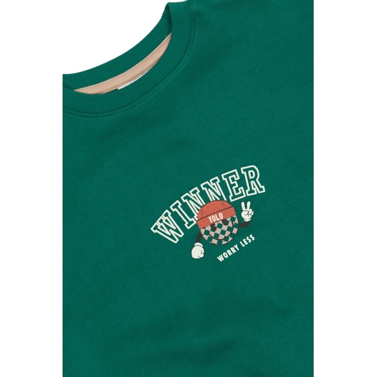 The New The New sweatshirt kind Paul Sweatshirt Alpine Green (groen)