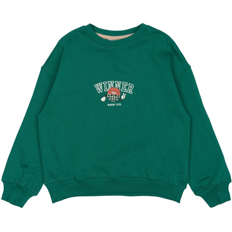 The New The New sweatshirt kind Paul Sweatshirt Alpine Green (groen)