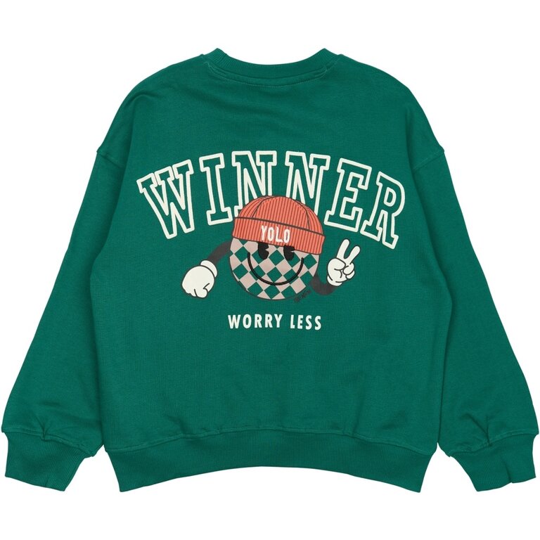 The New The New sweatshirt kind Paul Sweatshirt Alpine Green (groen)