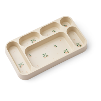 LIEWOOD Liewood | Mosu Divider Plate | Peach Sea Shell