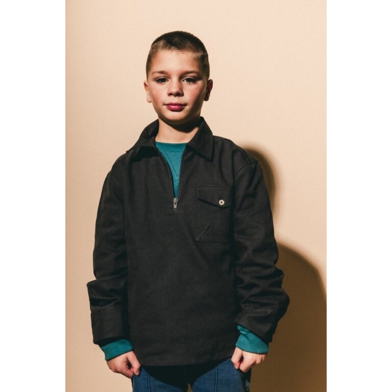 Labo de Colores Jeno | Longsleeve | Grey steel dark Labo de Colores