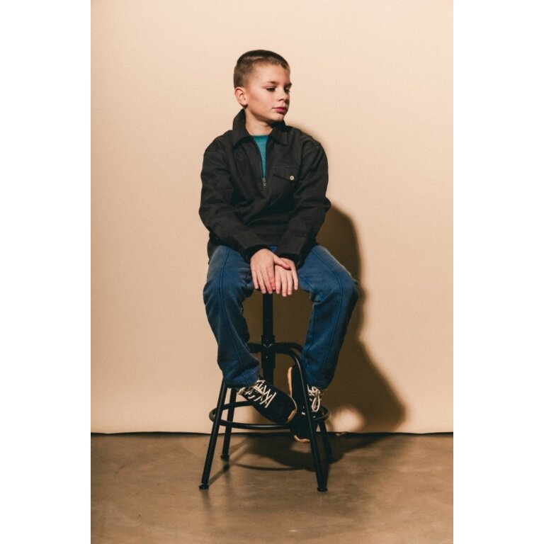 Labo de Colores Jeno | Longsleeve | Grey steel dark