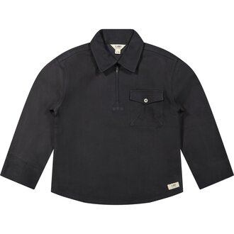 Labo de Colores Jeno | Longsleeve | Grey steel dark