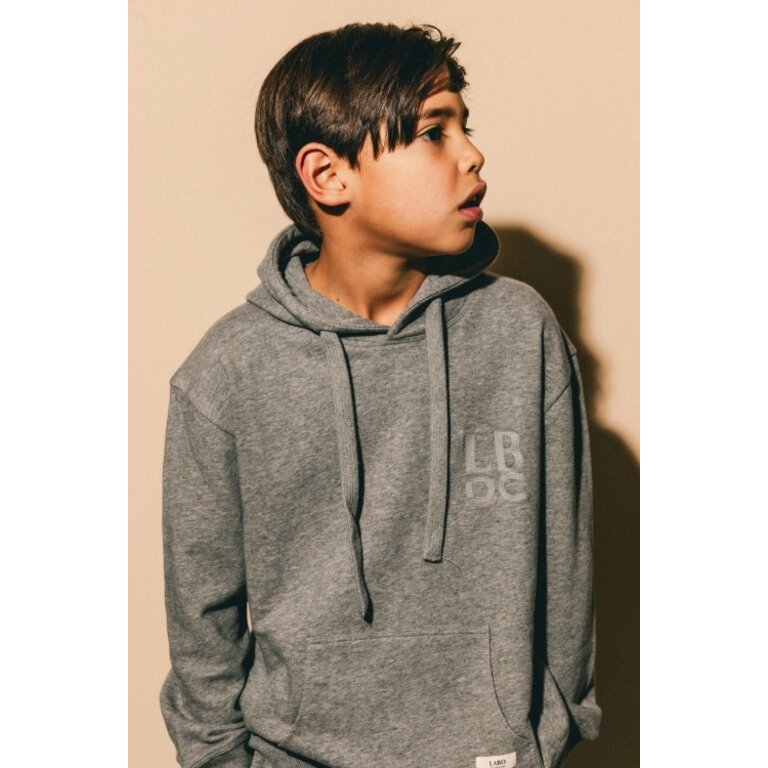 Labo de Colores LABO DE COLORES sweater jongen Hanno Greyish Lilac grijs