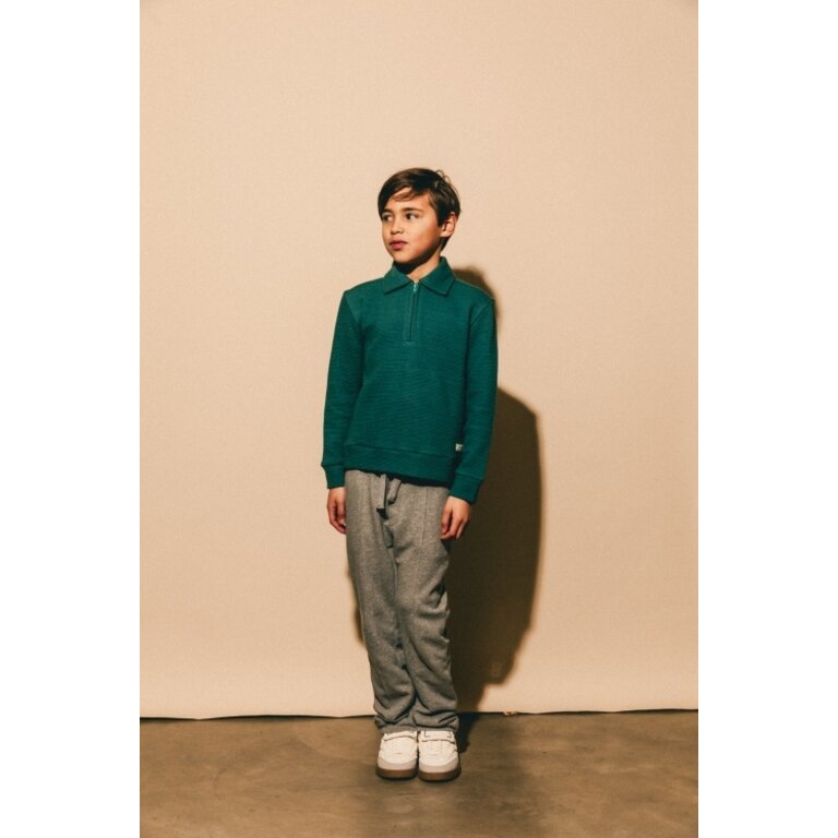 Labo de Colores LABO DE COLORES lange broek jongen Misato Greyish Lilac grijs