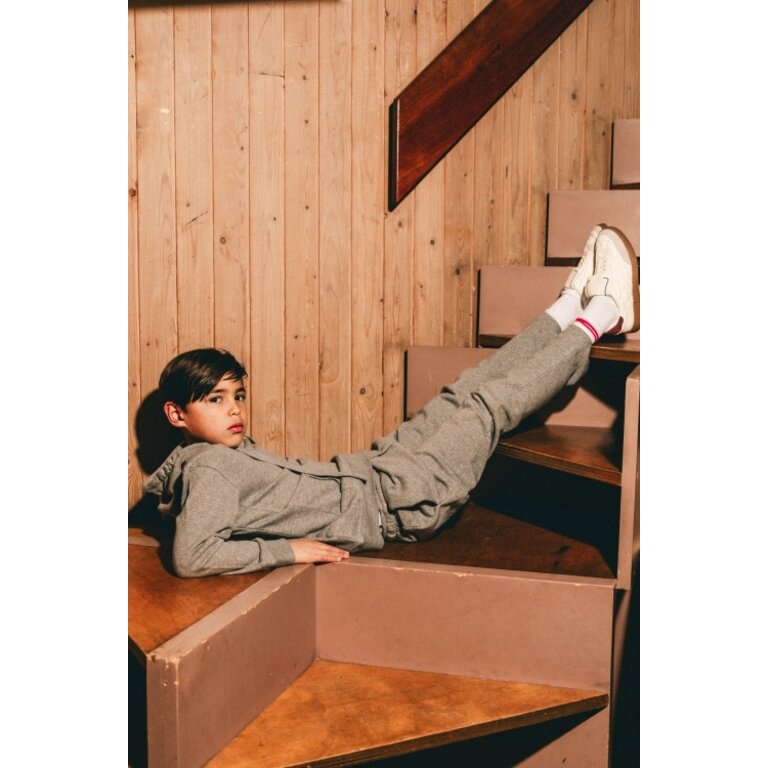 Labo de Colores LABO DE COLORES lange broek jongen Misato Greyish Lilac grijs