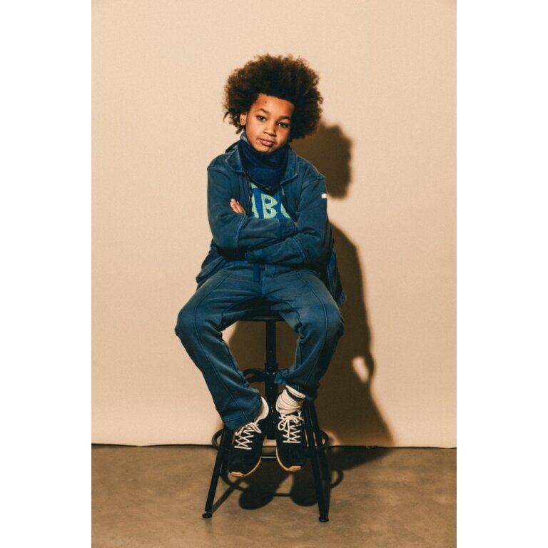 Labo de Colores LABO DE COLORES jas/vest jongen Koto Blue Denim blauw