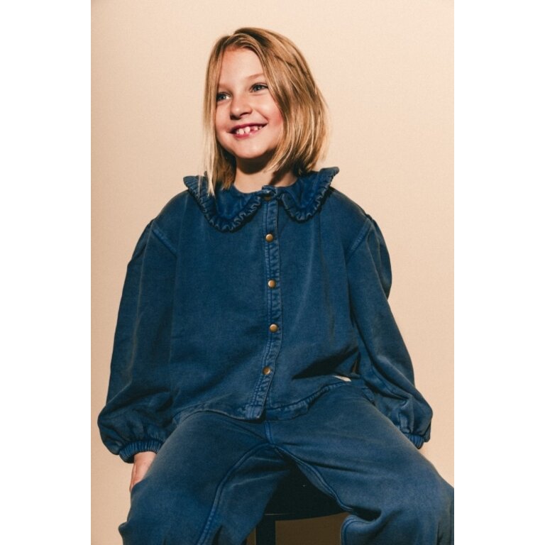 Labo de Colores Mea | Jacket | Blue denim