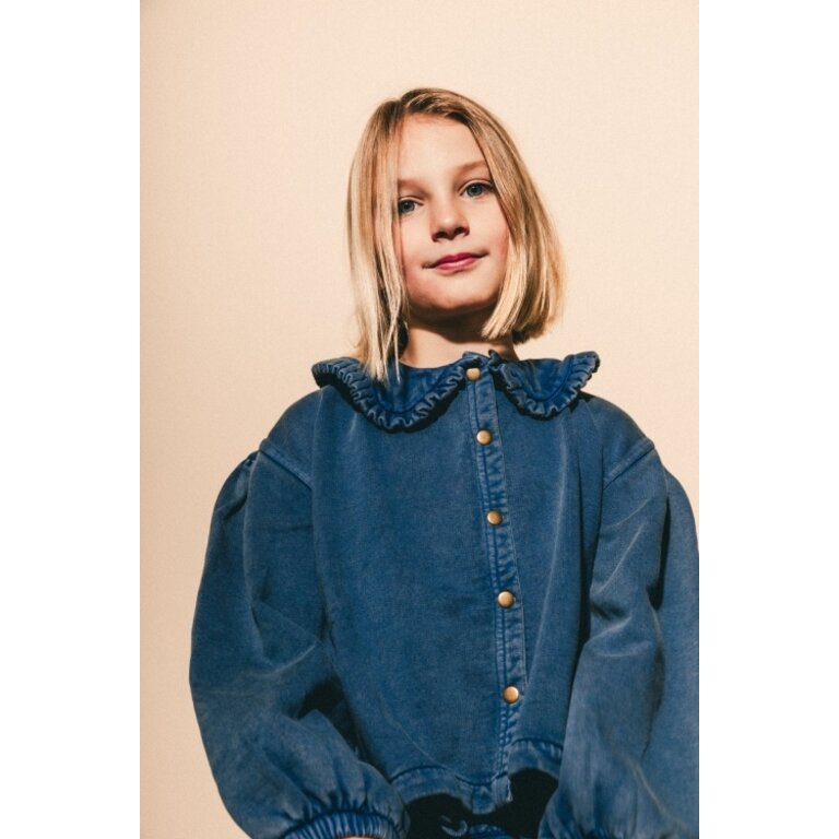 Labo de Colores Mea | Jacket | Blue denim Labo de Colores