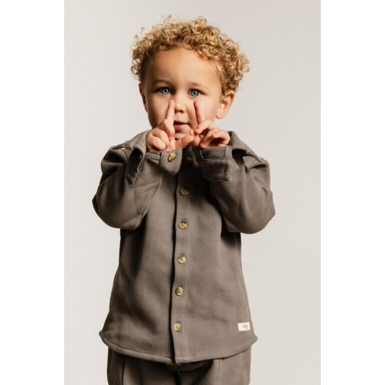Baje Studio Wisley | Blouse | Grey steel dark