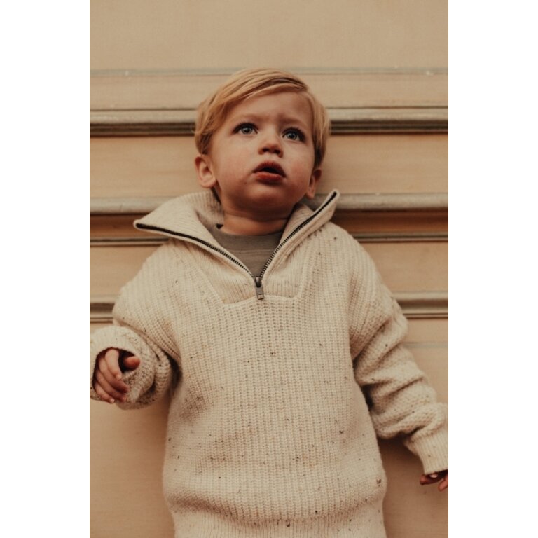 Baje Studio Lenn | Knitted Sweater | Sand desert multicolor