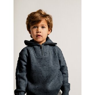 Baje Studio Lenn | Knitted Sweater | Blue vintage