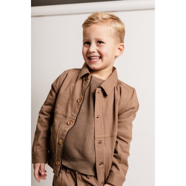Baje Studio Aubin | Jacket | Brown cacao