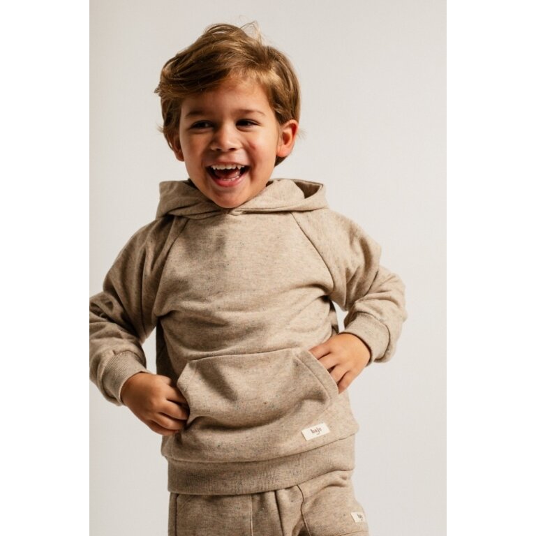 Baje Studio Prez | Hoodie | Sand melange multicolor Baje Studio