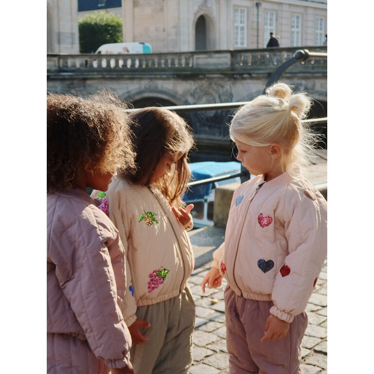 Konges Sløjd Juno Sequin  Bomber Jacket | Cameo Rose