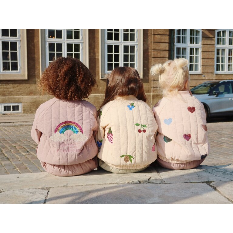 Konges Sløjd Juno Sequin  Bomber Jacket | Cameo Rose