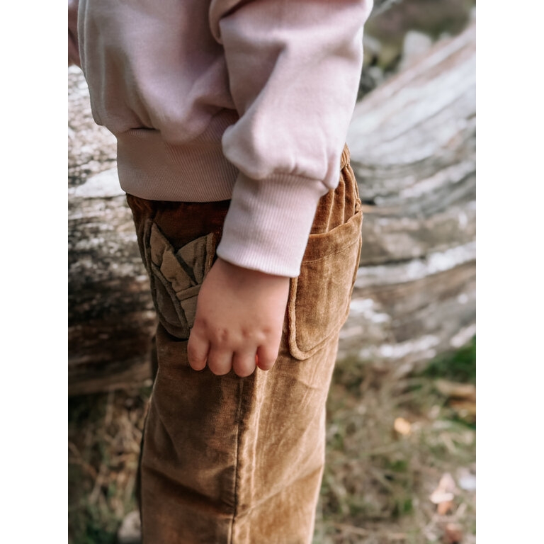 EMILE & IDA Broek Emile et Ida | Pantalon Poches Tulipe | Bronze