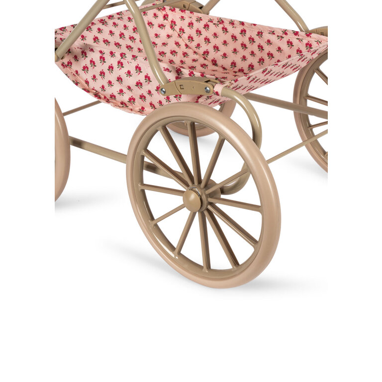 Konges Sløjd Konges Sløjd poppenwagen kind Doll Pram Rosie Rose roze