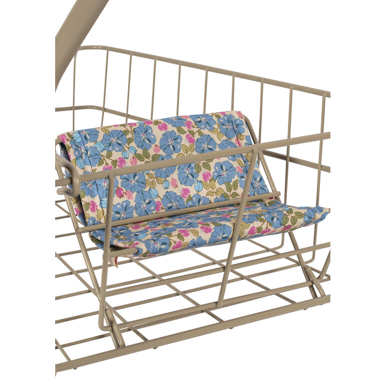 Konges Sløjd Konges Sløjd winkelwagen kind Kids Shopping Cart Fleur Rosier (bloemenprint)