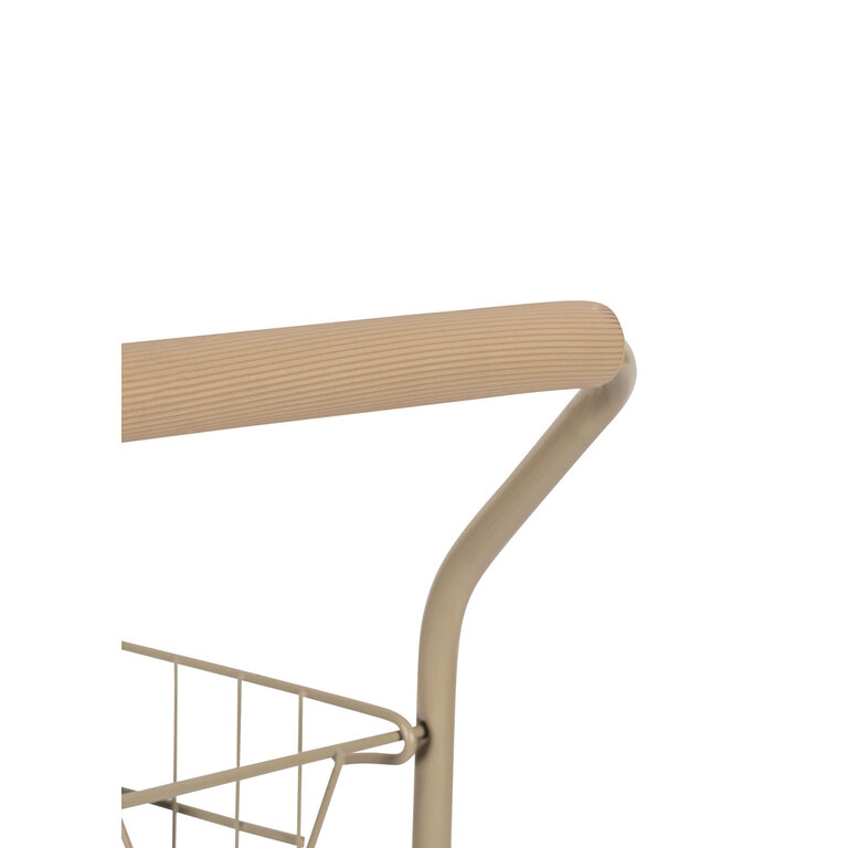 Konges Sløjd Konges Sløjd winkelwagen kind Kids Shopping Cart Fleur Rosier (bloemenprint)
