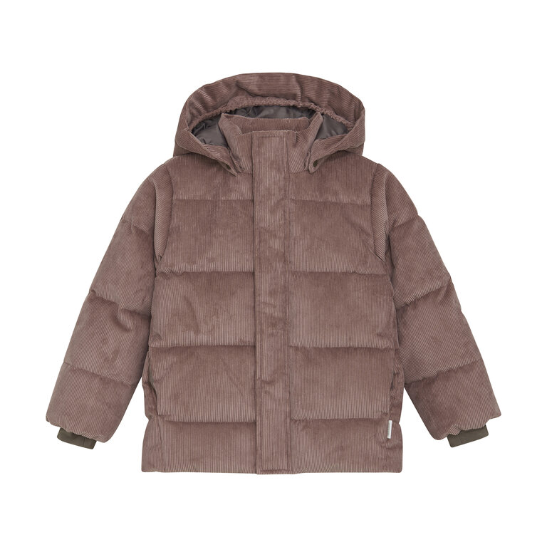 EN FANT Winterjas  Corduroy | Enfant | Rose Taupe