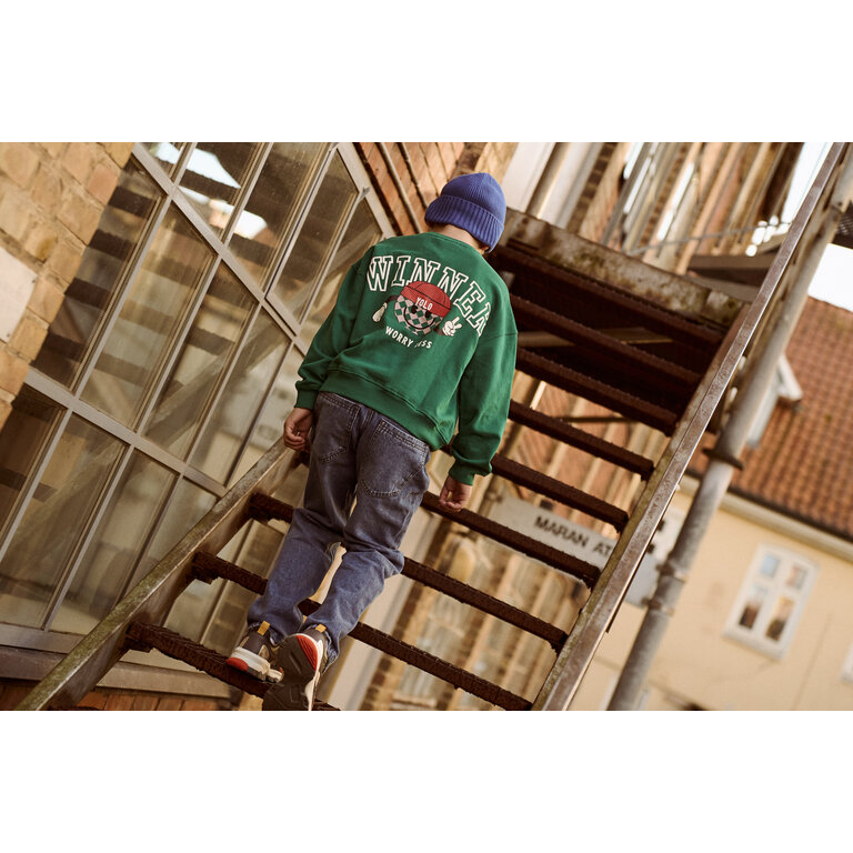 The New The New sweatshirt kind Paul Sweatshirt Alpine Green (groen)