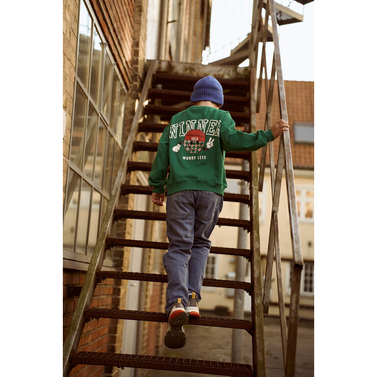 The New The New sweatshirt kind Paul Sweatshirt Alpine Green (groen)