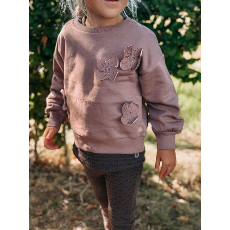 Levv LEVV sweater meisje Vedetta sweater Pink Red rood roze