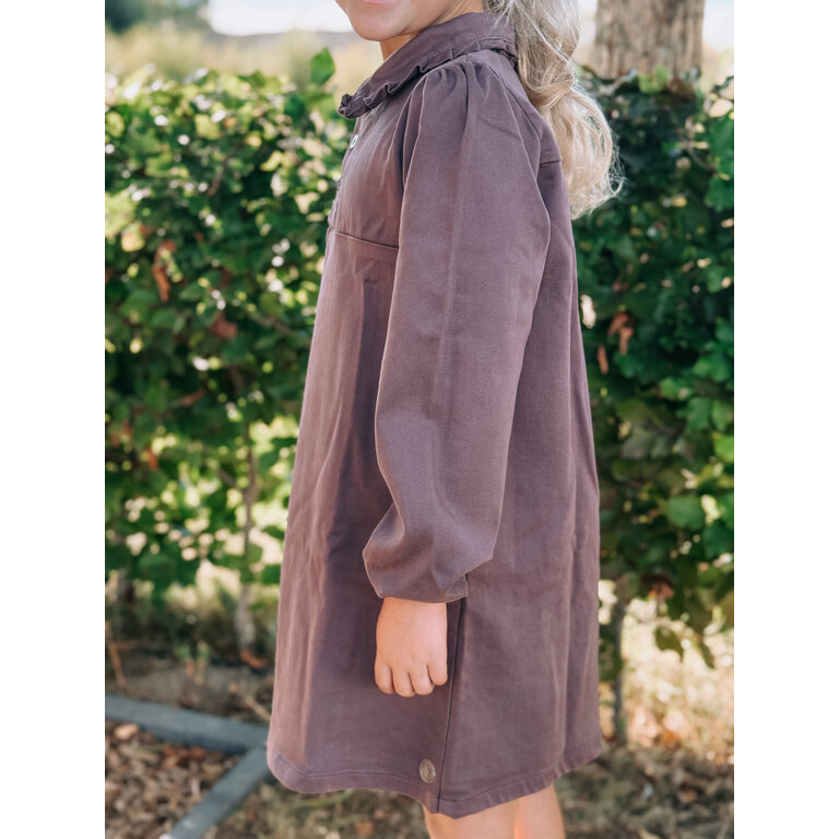 Levv Dress | Vada | Pink Red