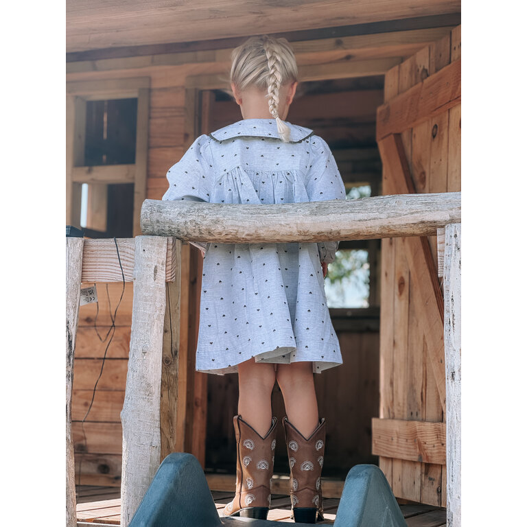 EMILE & IDA Jurk Emile et Ida | Robe Jacquard  Coeur