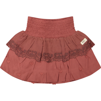 Baje Studio Paige | Skirt | Red Maroon