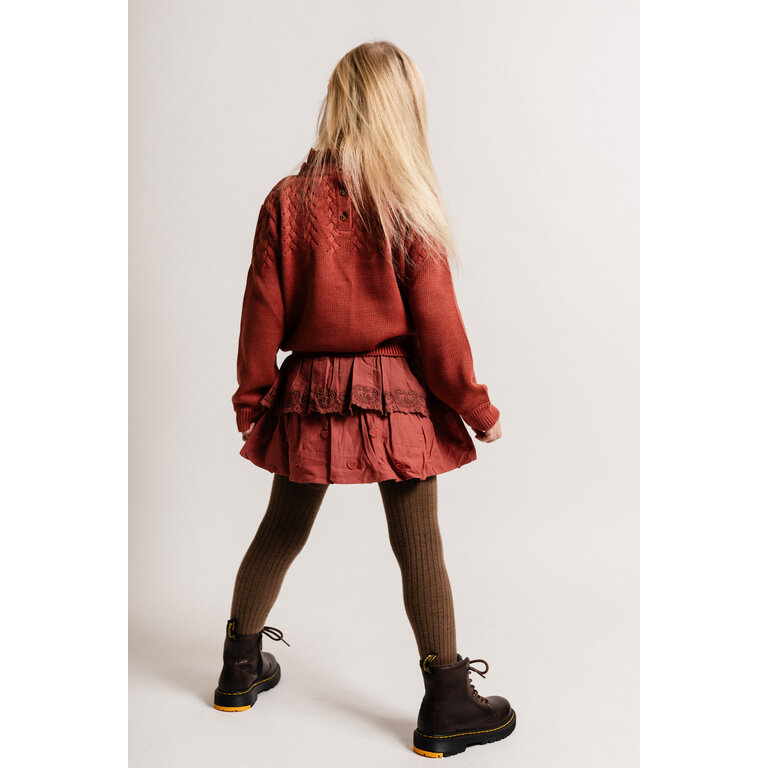 Baje Studio BAJE rokje meisje Paige Red Maroon rood (valt groot)