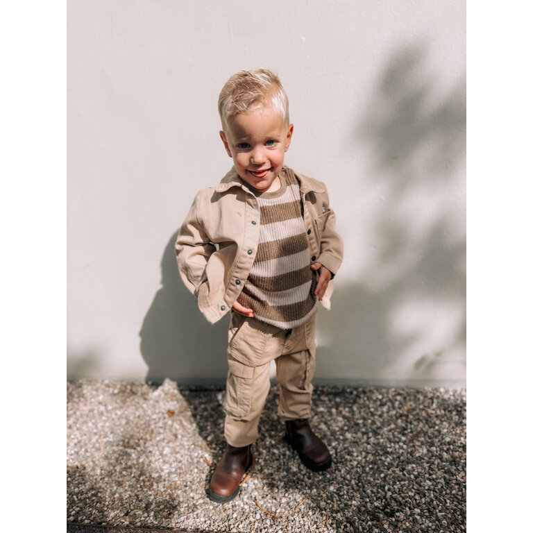 Levv LEVV broek jongen Tyler pants Sand zandkleur