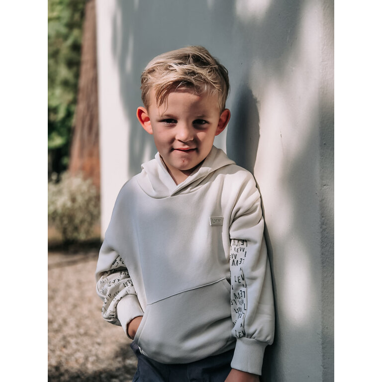 Levv LEVV trui jongen Vinz sweater Kit crème