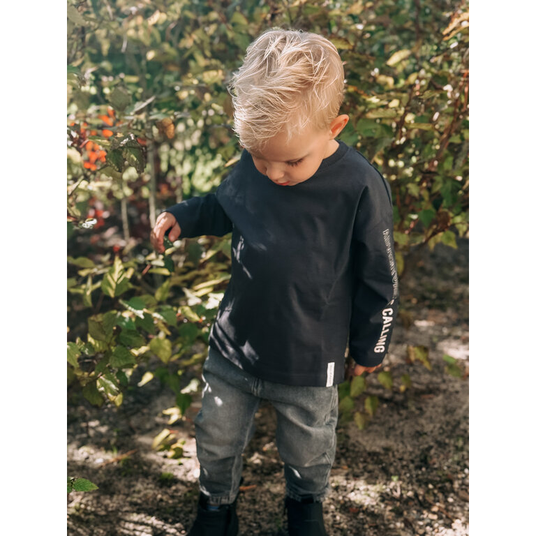 EN FANT EN FANT T-shirt kind Ebony zwart