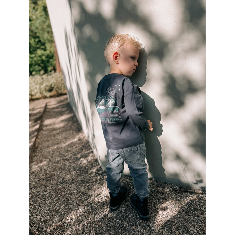EN FANT EN FANT T-shirt kind Ebony zwart