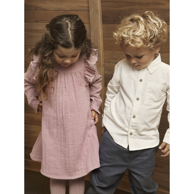 EN FANT Shirt LS Egret | Off White | Blouse