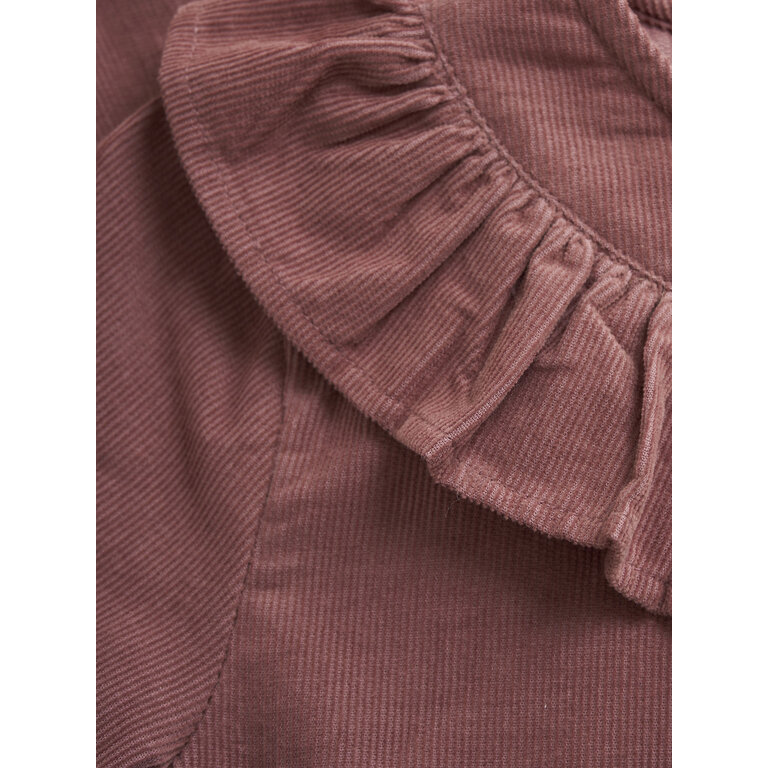 Huttelihut Dress LS Corduroy | Burlwood | Jurk