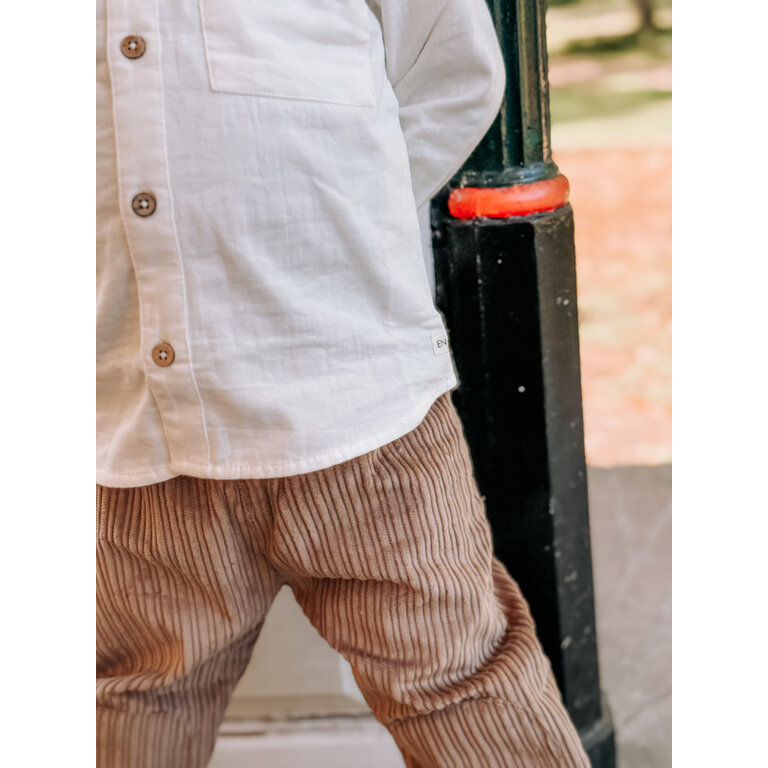 EN FANT Shirt LS Egret | Off White | Blouse