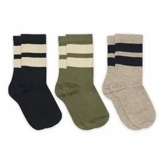 MP Denmark  Anker Socks 3-pack | Light Brown Melange