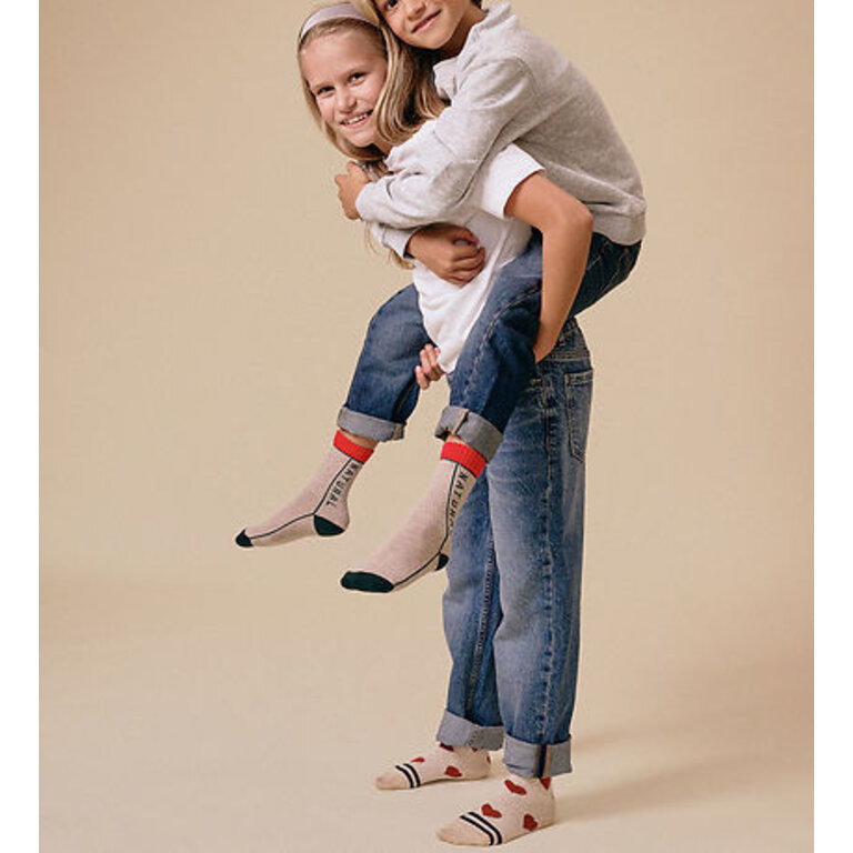 MP Denmark  Ada Sokken | Beige Melange