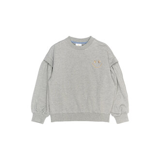 The New Renata Glitter Sweatshirt | Trui | Light grey melange