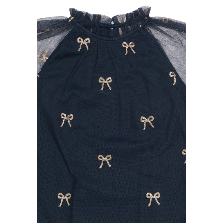 The New The New blouse kind Rudelle L/S Top Navy Blazer AOP (donkerblauw met print)