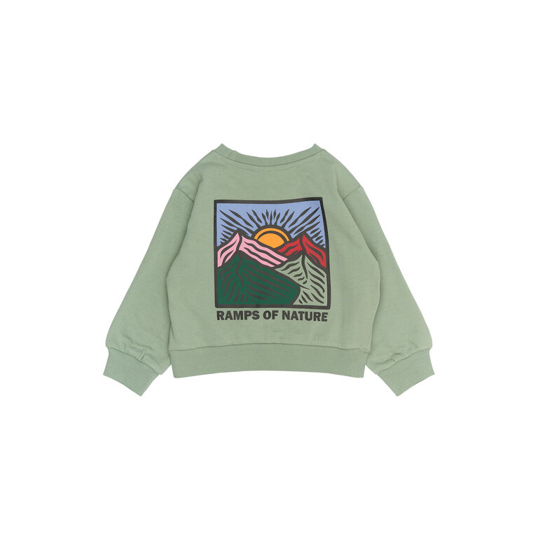 The New The New sweatshirt kind Rolando OS Sweatshirt Lily Pad (lichtgroen)