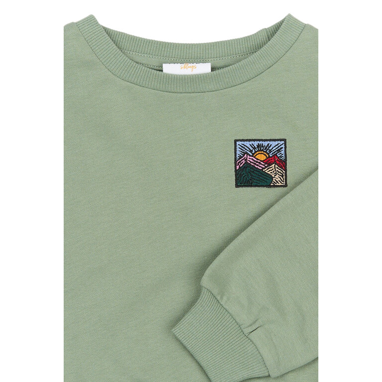 The New The New sweatshirt kind Rolando OS Sweatshirt Lily Pad (lichtgroen)