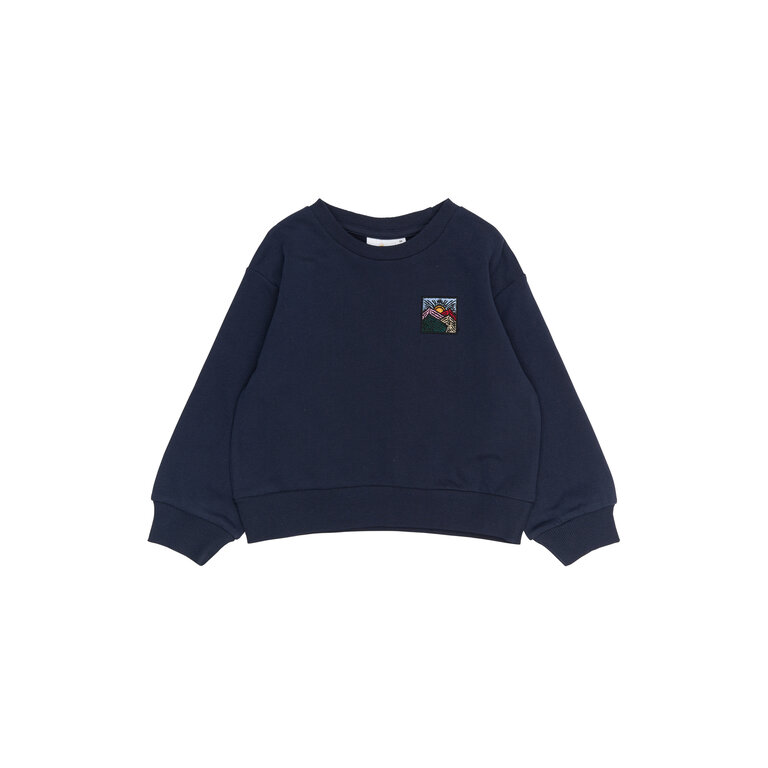 The New The New sweatshirt kind Rolando OS Sweatshirt Navy Blazer (donkerblauw)
