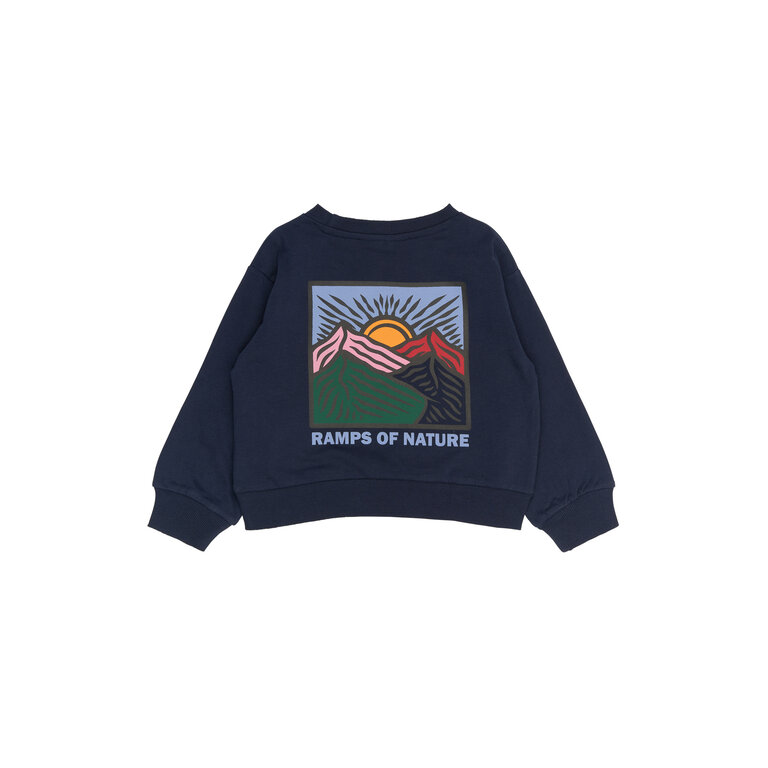 The New The New sweatshirt kind Rolando OS Sweatshirt Navy Blazer (donkerblauw)